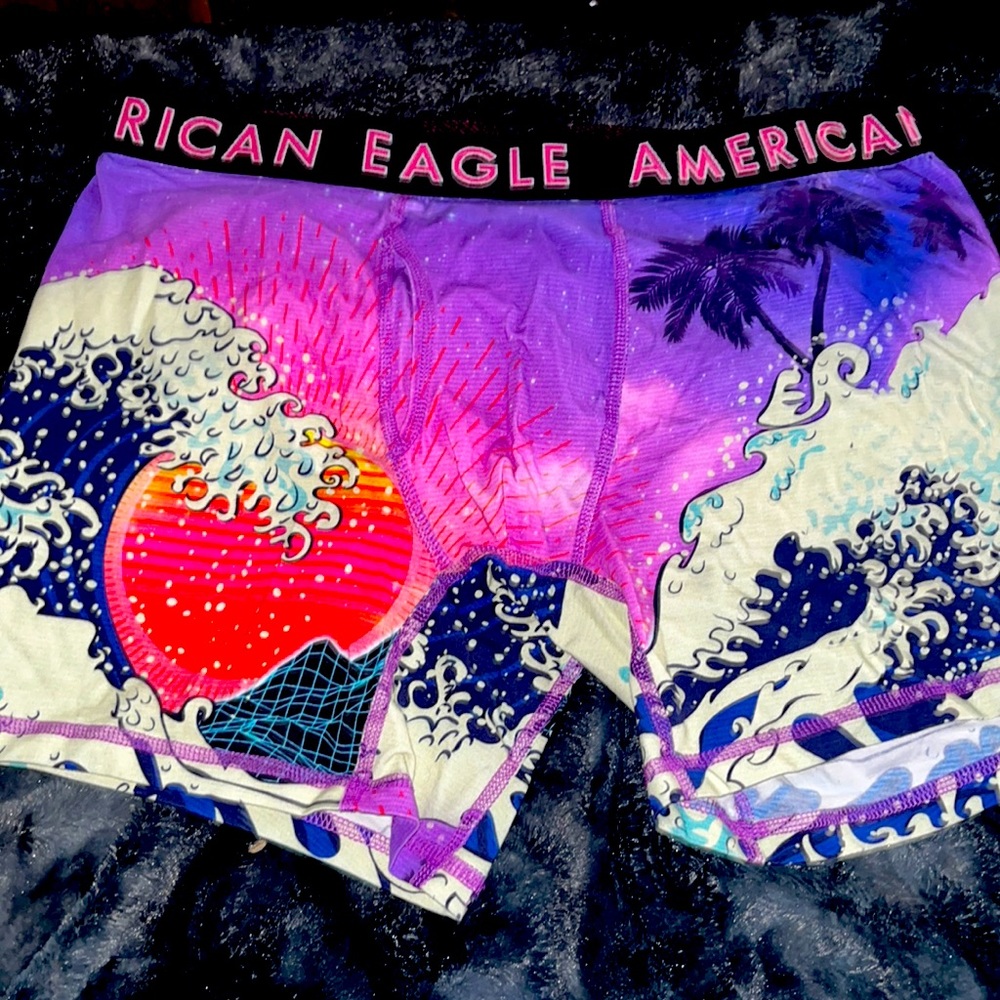 Sunset and Wave men’s boxers
